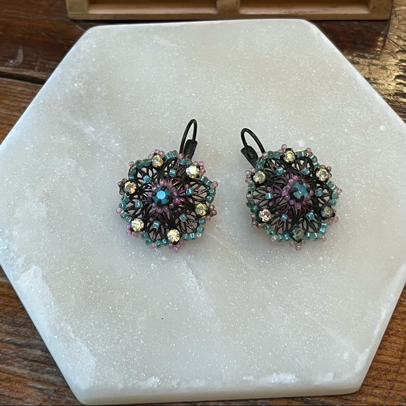 Beaded Earrings from Paris - Picture 3 of 3